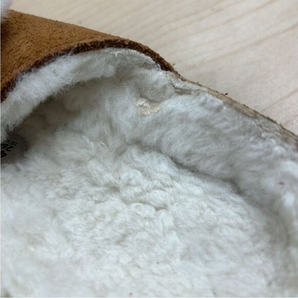 Birkenstock Arizona Big Buckle Shearling Sandals Brown Mink EU 40 9-9.5 - Picture 7 of 12